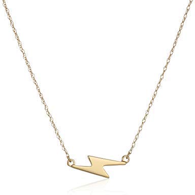 Chicago Cubs Women's 18'' 10k Yellow Gold Small Pendant Necklace