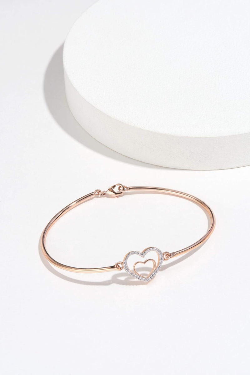 MORGAN & PAIGE Bronze Open Bangle Bracelet