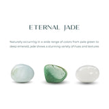 Green Jade Earrings – Rhodium-Plated Sterling Silver, Genuine Green Jade Jewelry, Hypoallergenic, Elegant Gift Box Included