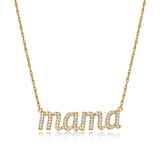 MORGAN & PAIGE .925 Sterling Silver Rhodium or 18K Yellow Gold Plated Statement Dainty Necklace for Women, Hypoallergenic Cursive Pendant Letter Necklaces for Women - 16in with 2in Extender Chain