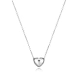 MORGAN & PAIGE 925 Sterling Silver Puffed Heart Necklace, 18"MORGAN & PAIGE 925 Sterling Silver Puffed Heart Necklace, 18"