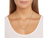 10k Yellow Gold Glitter Chain Necklace