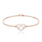 MORGAN & PAIGE Bronze Open Bangle Bracelet