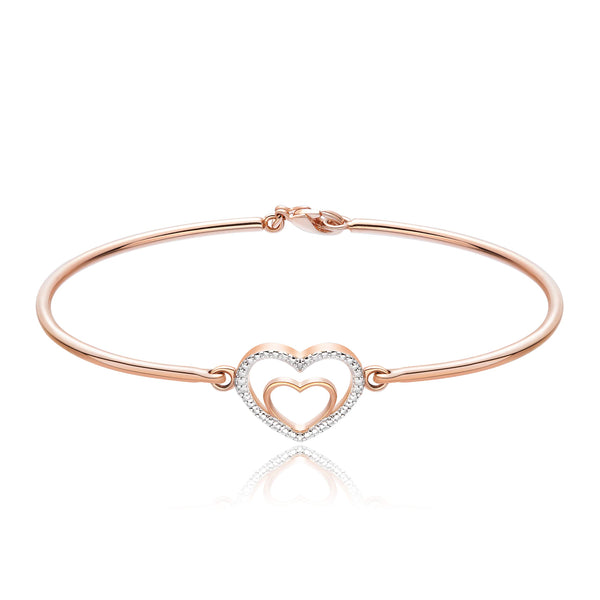 MORGAN & PAIGE Bronze Open Bangle Bracelet