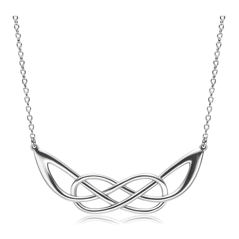 MORGAN & PAIGE Sterling Silver Celtic Knot Infinity Loop Necklace, 18"