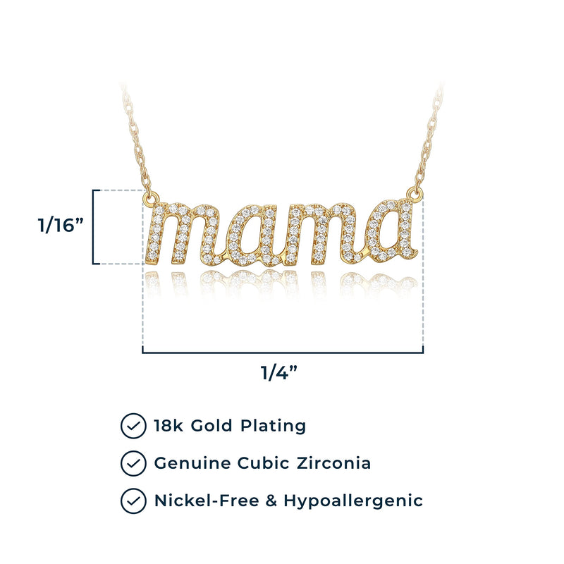 MORGAN & PAIGE .925 Sterling Silver Rhodium or 18K Yellow Gold Plated Statement Dainty Necklace for Women, Hypoallergenic Cursive Pendant Letter Necklaces for Women - 16in with 2in Extender Chain