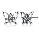 Morgan & Paige Celtic Knot Dangle or Stud Earrings for Women - 925 Sterling Silver Butterfly Drop Earring Design, Lightweight and Hypoallergenic for Sensitive Ears with Secure Clasp