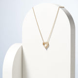 Sterling Silver Necklace Pendant with Lab-Created Diamonds, Hypoallergenic, 18-inch Chain, Elegant Gift Box Included