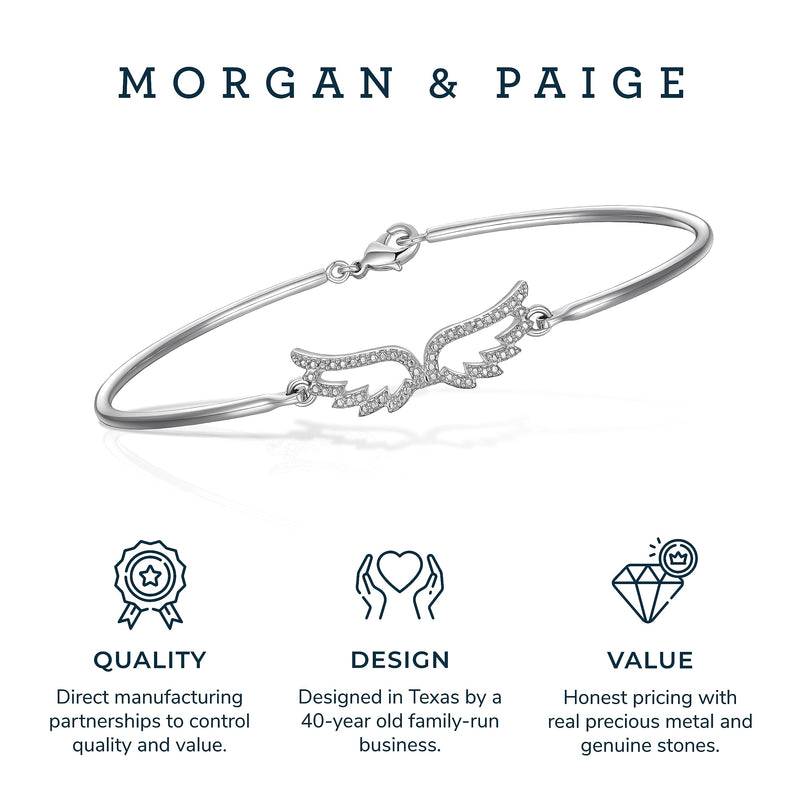 MORGAN & PAIGE Bronze Open Bangle Bracelet