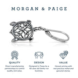 MORGAN & PAIGE .925 Sterling Silver Oxidized Celtic Knot Dangle Earrings for Women - Irish Intricate Leverback or French Wire Hook Hypoallergenic Sterling Silver Earrings, Jewelry for Her