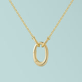 SCAMPER & CO Single Carabiner Charm Necklace