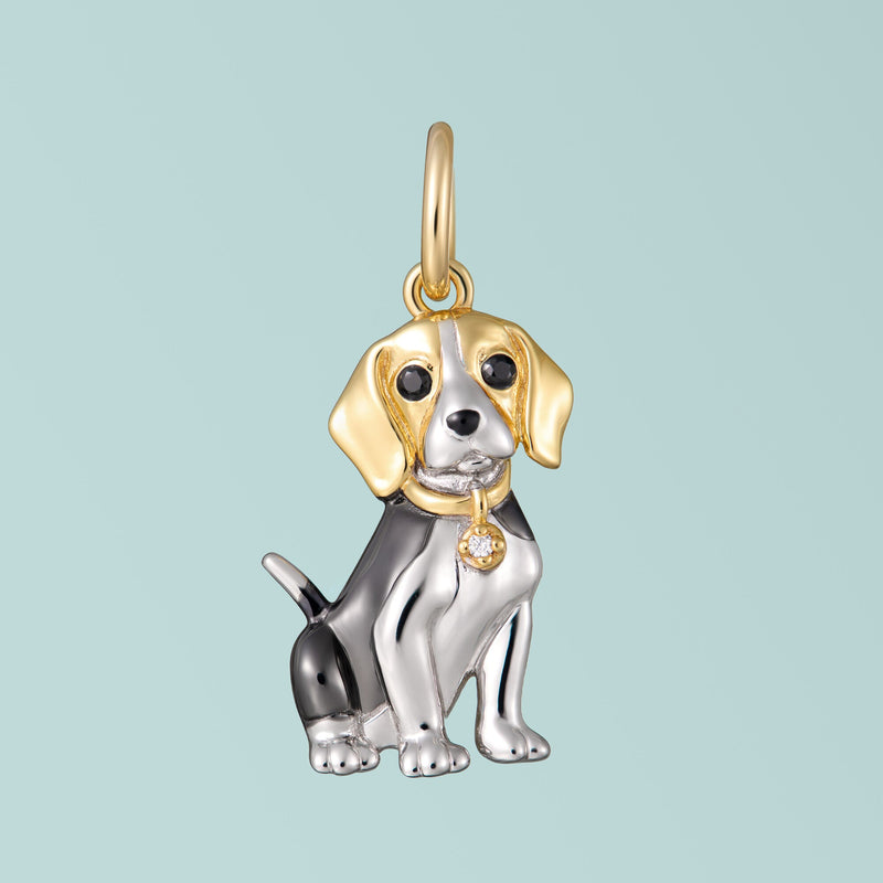 SCAMPER & CO Beagle Sterling Silver Charm