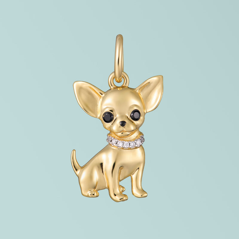 SCAMPER & CO Chihuahua Sterling Silver Charm