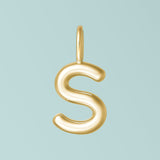 SCAMPER & CO Gold Alphabet Sterling Silver Charms