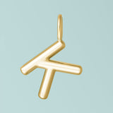 SCAMPER & CO Gold Alphabet Sterling Silver Charms