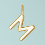 SCAMPER & CO Gold Alphabet Sterling Silver Charms